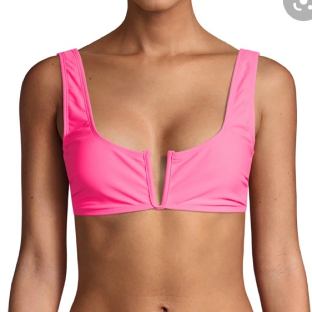 No boundaries pink bikini top